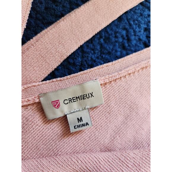 Cremieux Women's Pale Pink Basic Top M - Picture 6 of 6